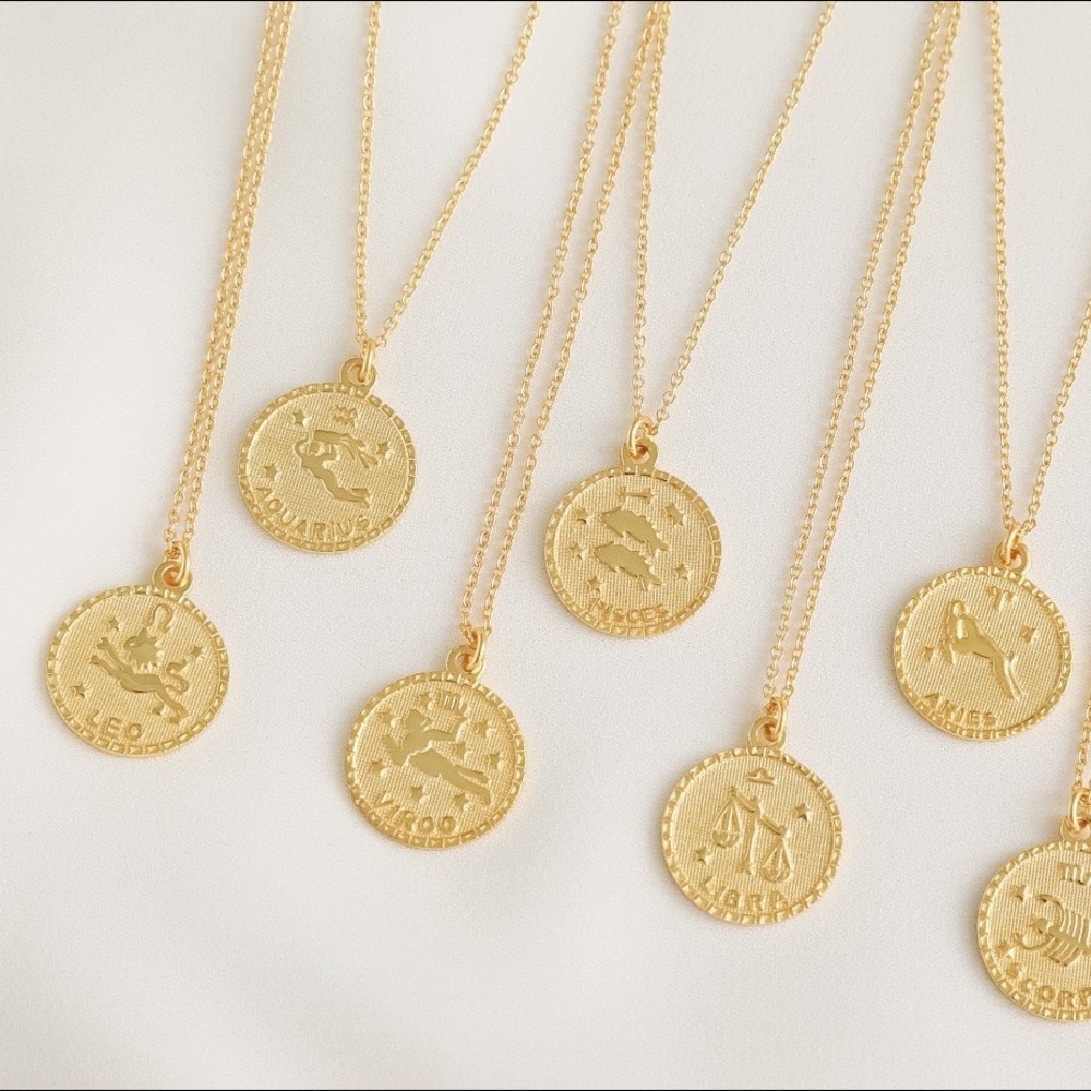 Zodiac Necklace | Gold Plated 925 Silver - Picture 5 of 8